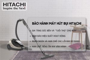 bảo hành máy hút bụi Hitachi