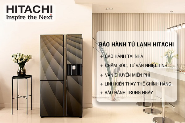 bảo hành tủ lạnh Hitachi