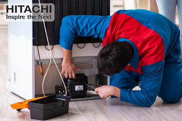 khắc phục lỗi tủ lạnh Hitachi báo lỗi nháy đèn 7 lần