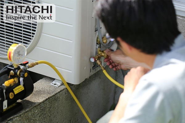quy trình sửa chữa điều hoà Hitachi