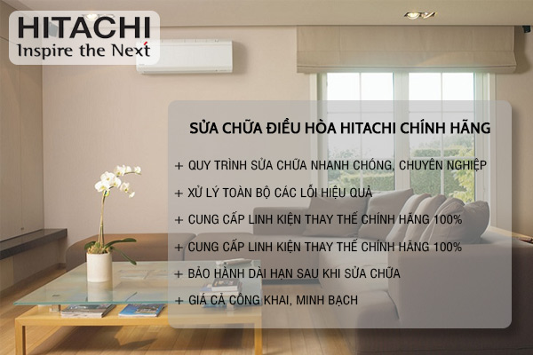 sửa chữa điều hoà Hitachi