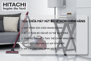 sửa chữa máy hút bụi Hitachi chính hãng